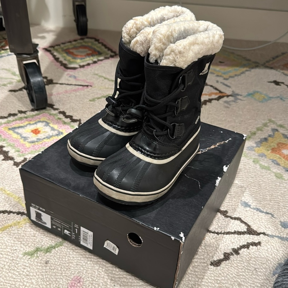 Sorel kids waterproof boot